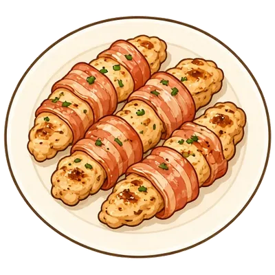 Bacon-wrapped chicken tenders