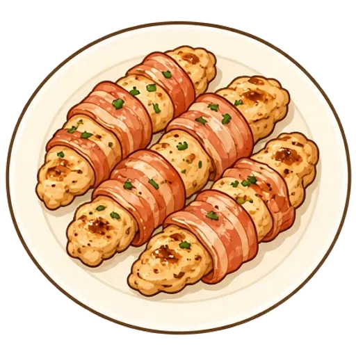 Bacon-wrapped chicken tenders