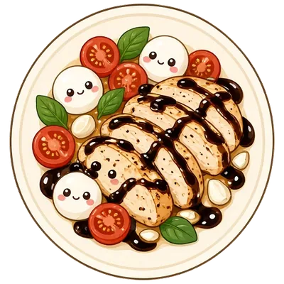 Balsamic caprese chicken