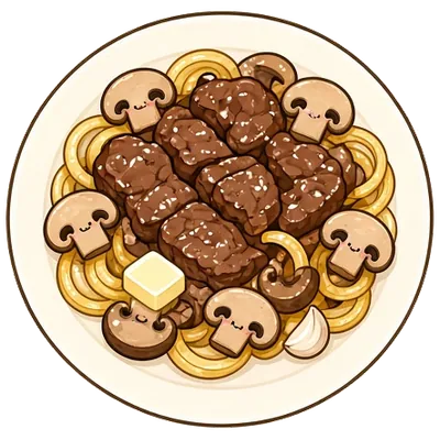 Beef stroganoff