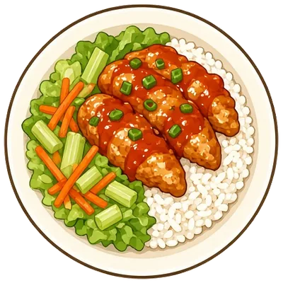 Buffalo chicken rice bowls