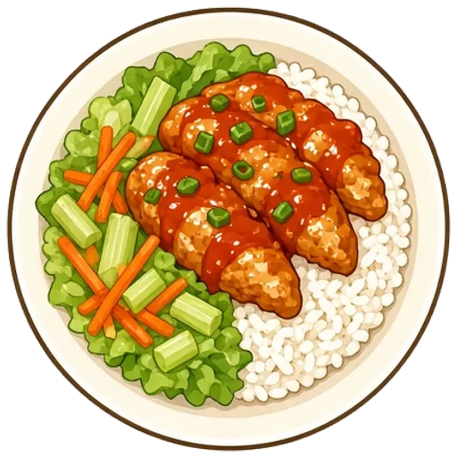 Buffalo chicken rice bowls