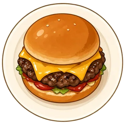 Cheddar smash burgers