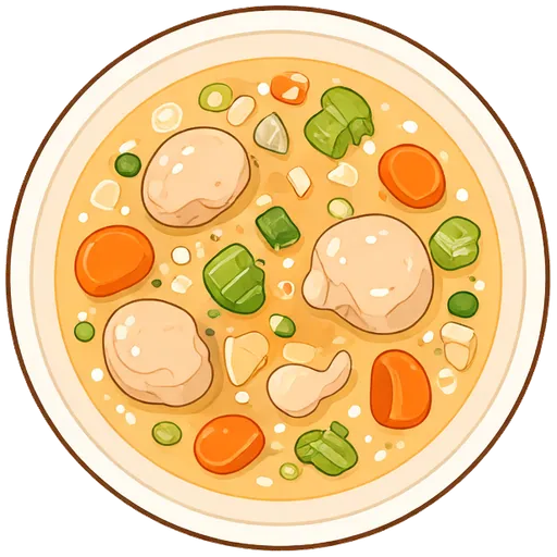 Chicken and rice soup