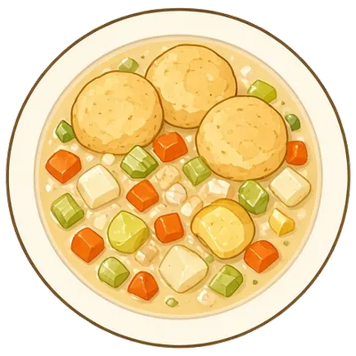 Chicken pot pie soup