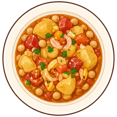 Chickpea and potato curry