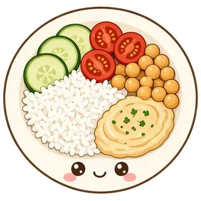 Crispy chickpea rice bowls