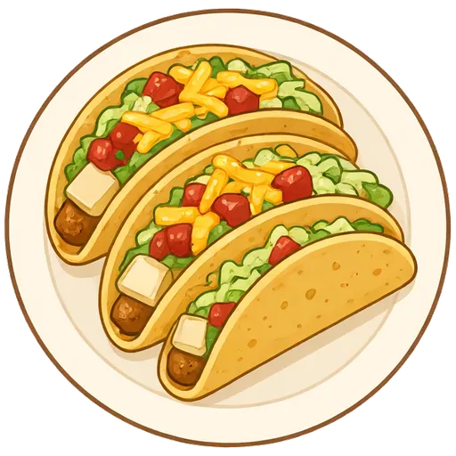 Crispy potato tacos