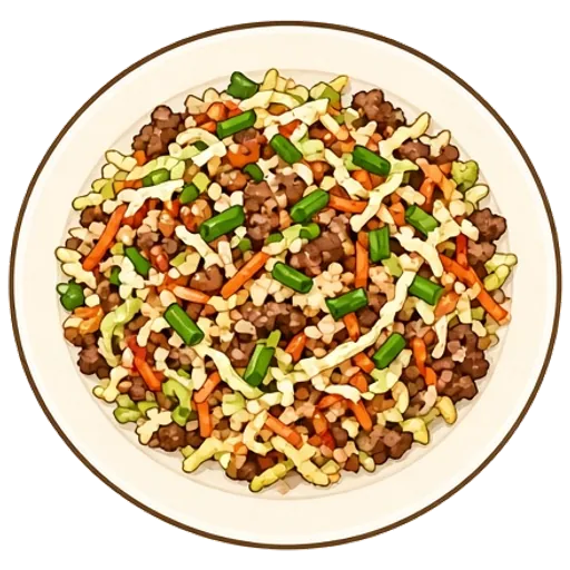 Egg roll in a bowl
