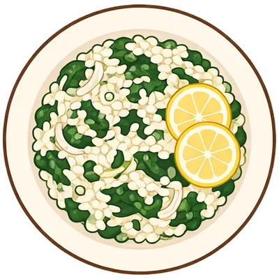 Greek spinach rice (spanakorizo)