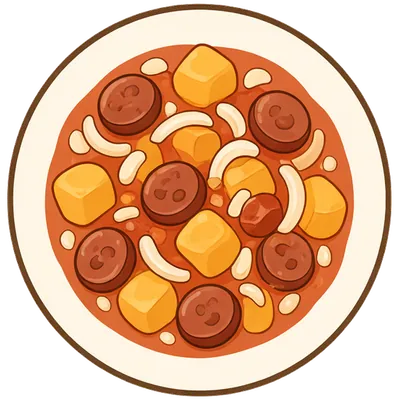 Hungarian paprika potato stew