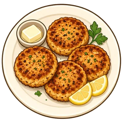Crispy parmesan salmon cakes