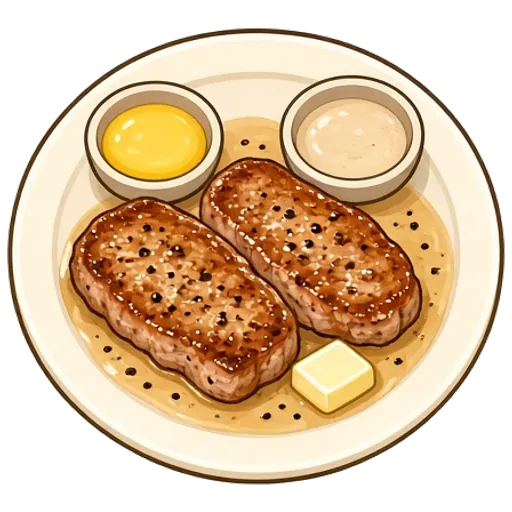 Pork chops with butter pan sauce