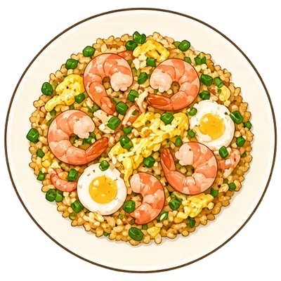 Shrimp fried rice