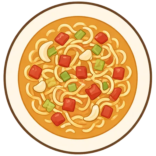 Sopa de fideo (Mexican noodle soup)