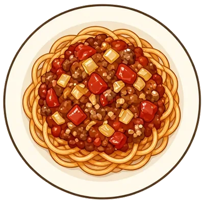 Spaghetti with meat sauce