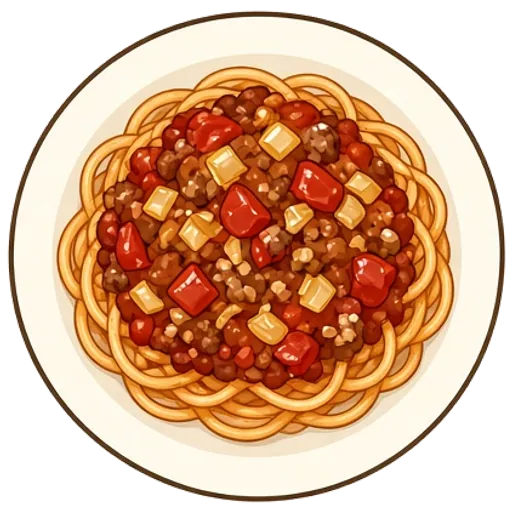 Spaghetti with meat sauce