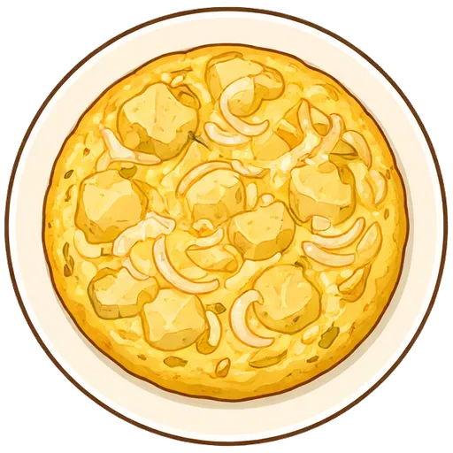 Spanish potato omelette