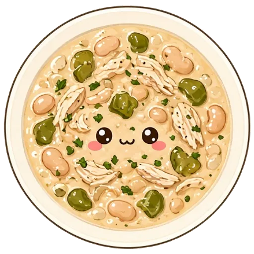 White chicken chili